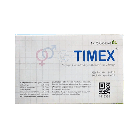 G-Timex - Nature's Cure Life - Medicine