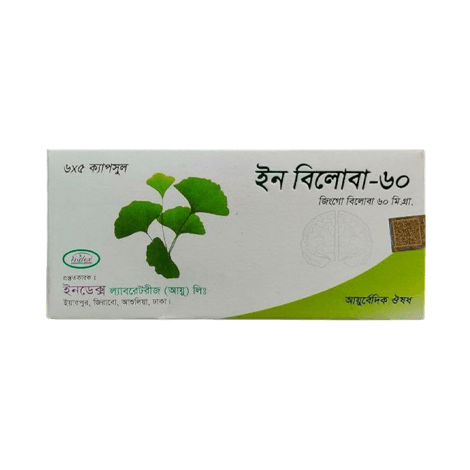 In Biloba-60 - Nature's Cure Life - Medicine