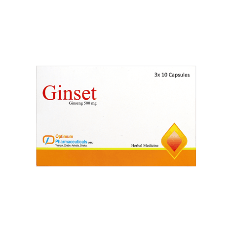 Ginset 500mg - Nature's Cure Life - Medicine